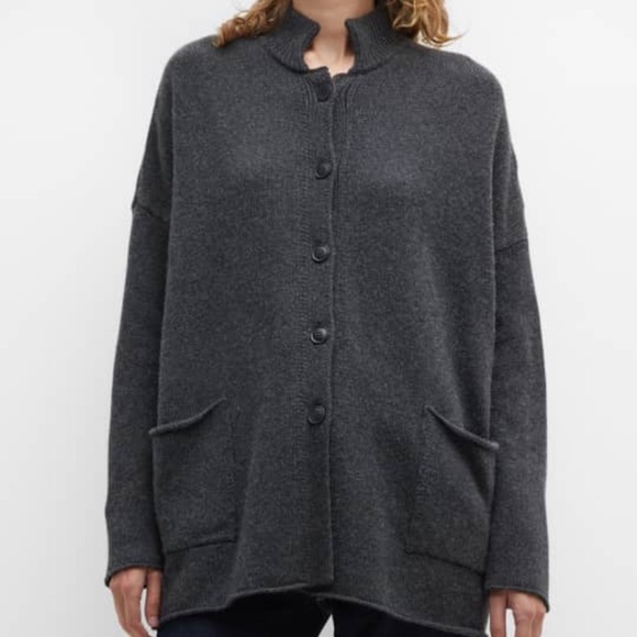 Eileen Fisher Sweaters - Eileen Fisher Cotton Cashmere Cardigan